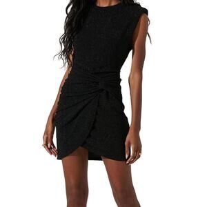Astr the label black sparkly